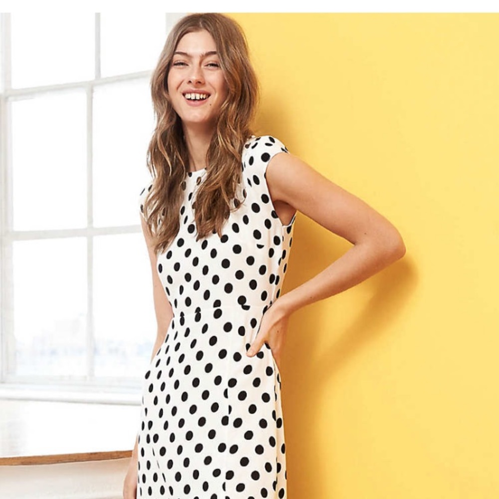 Loft midi dress, size 0, xs